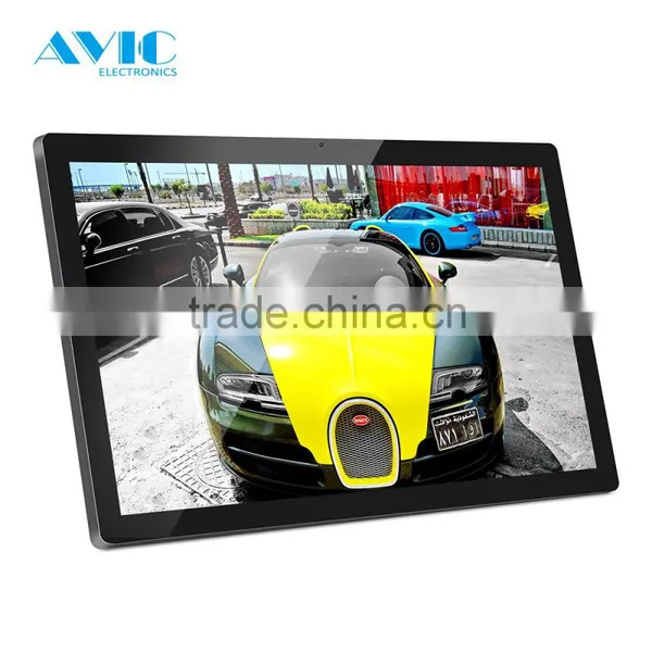 21.5 Inch Media Player Tablet 10 Point Capacitive Touch Screen With Human Body Montion Sensor for Hosipital Digital Photo Frame