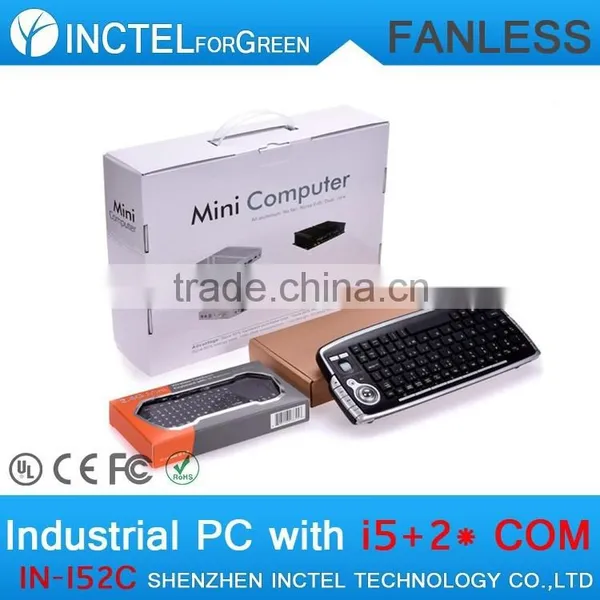 Fanless Small PC Computer ITX Office Station With Intel i5 Processor 2 COM 4 USB3.0 8G RAM 512G SSD 1TB HDD Fanless PC photo-5