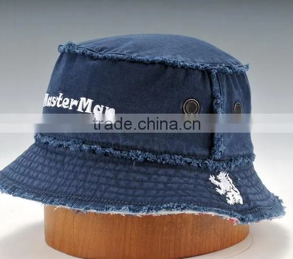 Reversible Polyester Print Custom Stylish Cool Blank Bucket Hat photo-2