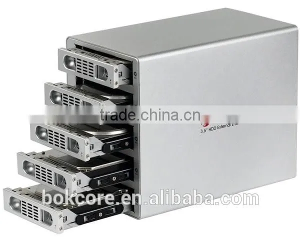 5 Bay 3.5'' HDD Enclosure, 5 Bay 3.5 External Usb 3.0 Hdd Enclosure High Quality External 3.0 3.5 External Enclosure photo-3