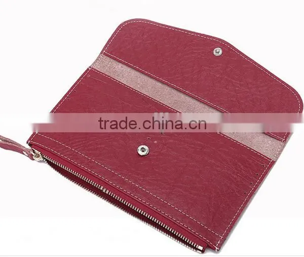 OEM Ladies Thin Wallet Leather Woman Custom Wholesale Cheap Wallet photo-4