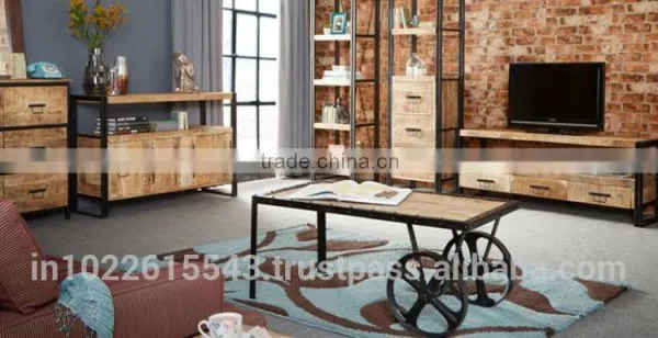 Recycle Wood Furniture Reclaimed Wood Collection ,INDUSTRIAL FURNITURE EXPORTER, Vintage Industrial Furniture. photo-5