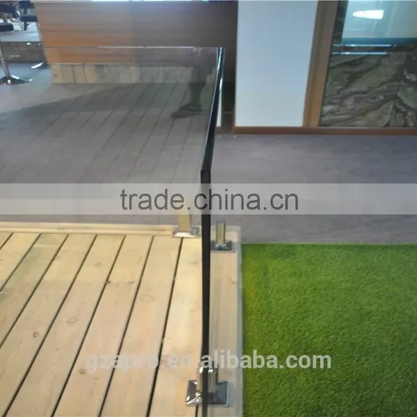 Up-to-date Styling Stainless Steel Handrail Glass Balustrade Low Price photo-2
