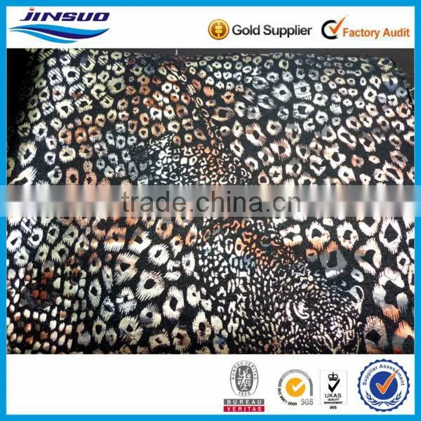 Leopard Print Denim Twill Woven Jeans Fabric 5.9 oz Model. 2m1352