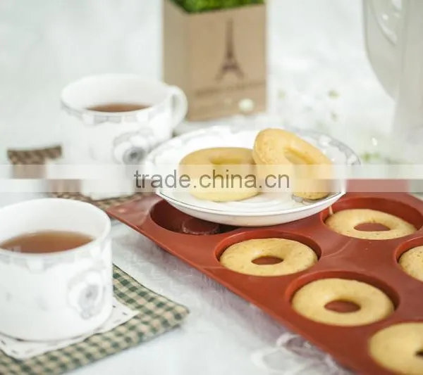 Fresh Design Wholesale Durable Reusable 6-holes Silicone Cup Cake Mold Chocolate Mold photo-2