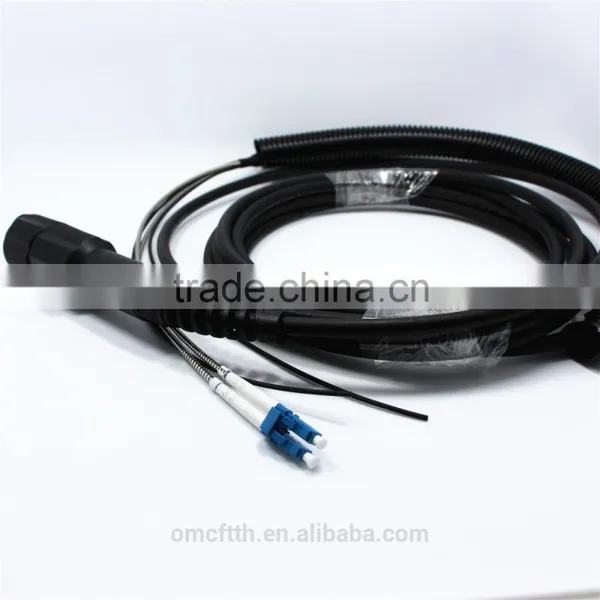 Outdoor fiber optic patch cable