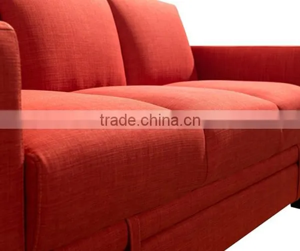 Factory Direct Modern Design High Quality Chesterfield Sofa Cum Bed/ Red Fabric Sofa Bed photo-2