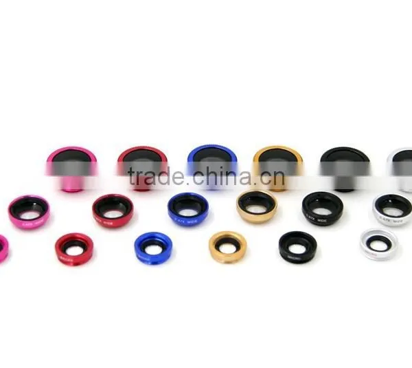 Universal Clip 3 in 1 Lens Phone Lens Wide Angle Lens Marco Lens Fish Eye Lens