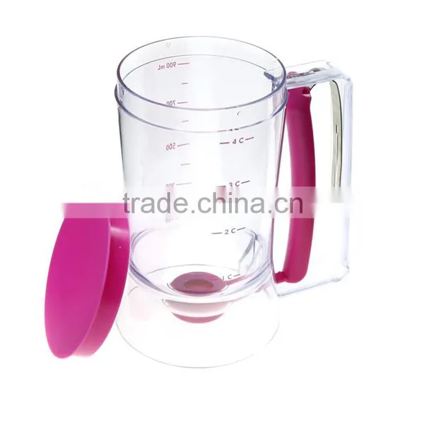 900 ML Hand Cake Peanut Butter Plastic Pancake Batter Dispenser photo-6