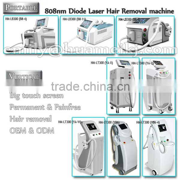 Unwanted Hair 808nm Diode Laser Hair Removal Machine 10.4 Inch Screen photo-2