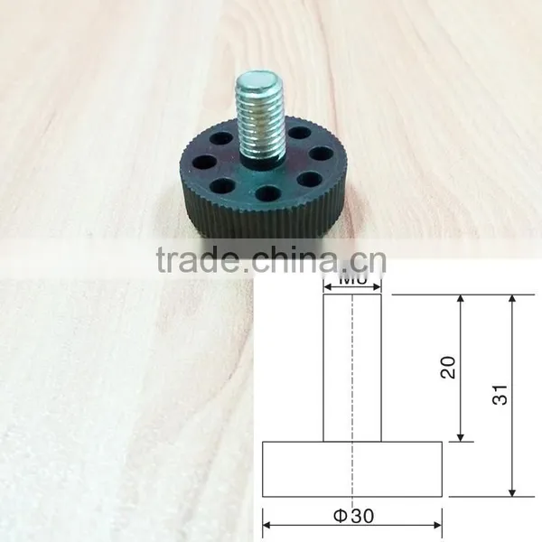 Furniture Leg Hardware Plastic Adjustable Feet for Furniture photo-2