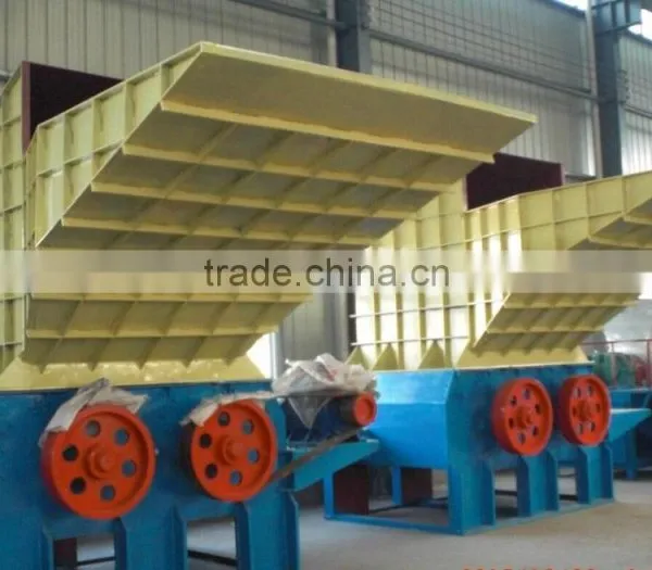 Tree roots crushing machine/ shredding machine/wood log shredder for Singapore client