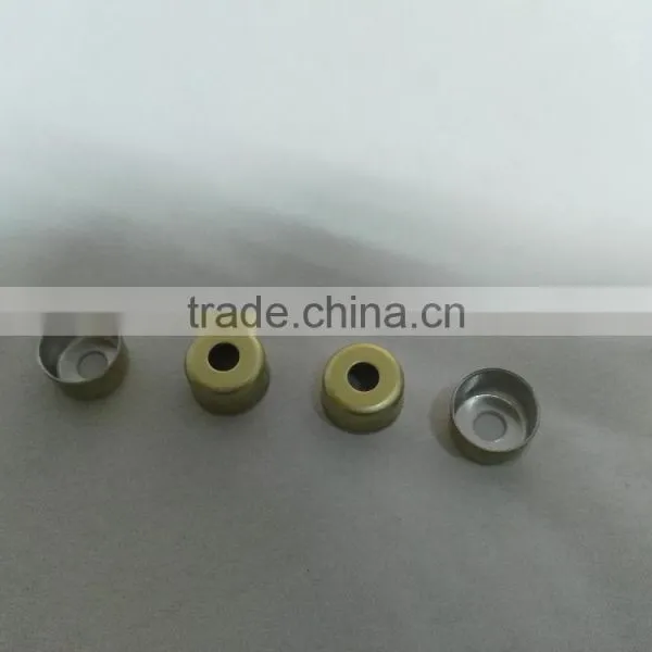 8mm Crimp Golden Aluminum Caps for Glass Cartridges photo-5