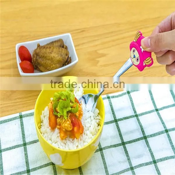 100% Food Grade Flexible Silicone Baby Spoon With Custom Logo photo-3