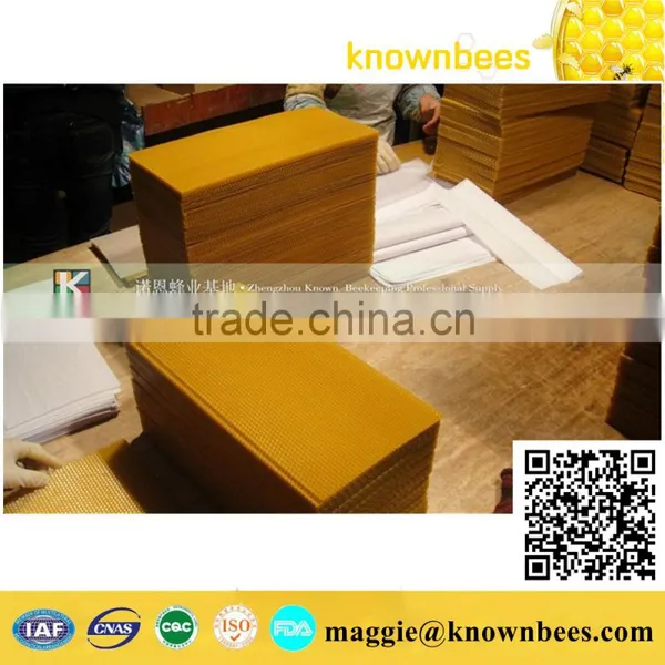 Bulk Beeswax Comb Foundation | Beeswax Foundation Sheet