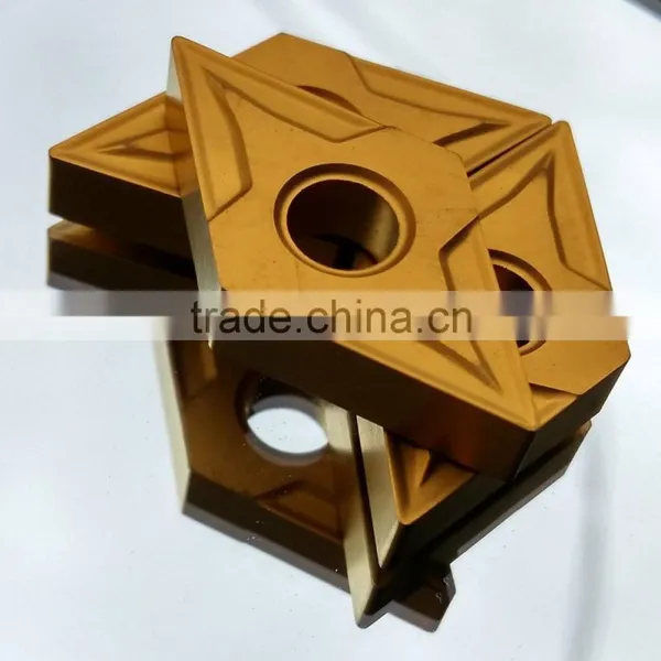 High Shock Resistance DNMG 150404-D Tungsten Carbide Insert Small Cutting Corner Radius photo-6