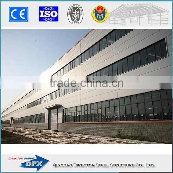 Prefabricated Insulation Cladding Steel Frame Building photo-2