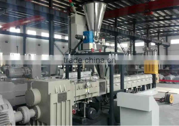 High Capacity Plastic Black Masterbatch Machine Twin Screw Extruder photo-3