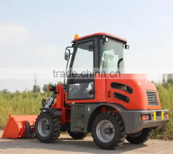 EVERUN Cheap Tractor CE ER08 Mini Wheel Loader--Hoflader for Sale photo-2