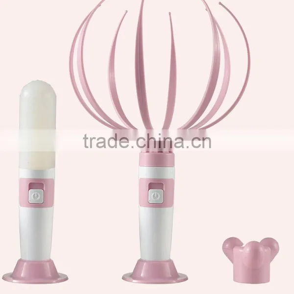 2015 Hot Gifts 3 in 1 Multifunctional Battery Power Head Massager photo-3
