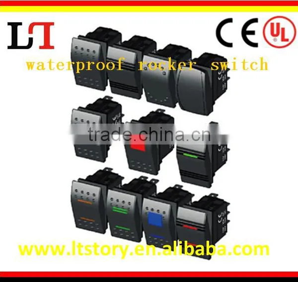 Engraved Waterproof Rocker Switch for Car/motorcycle 12v/24v photo-3