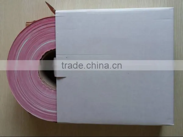 Red White PE Safety Warning Tape Non Adhesive Barrier Tape Dispenser Box Packing photo-2