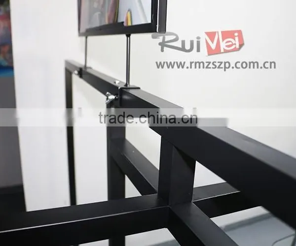 2015 Stand Store 4 Sides Hang Cloths Island Frame Display Racks photo-3