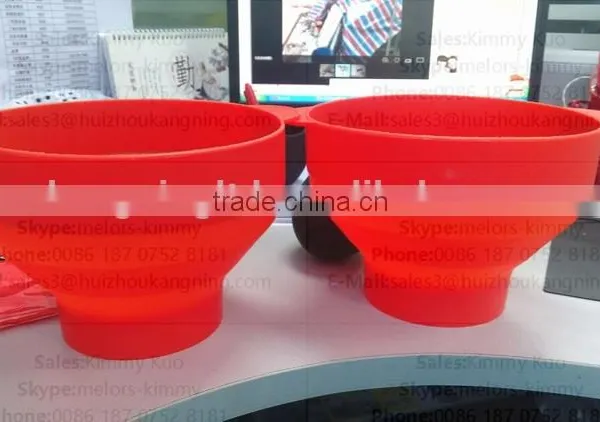 Silicon Popcorn Bucket, Food Grade Bucket Popcorn, LFGB Popcorn Bucket photo-3