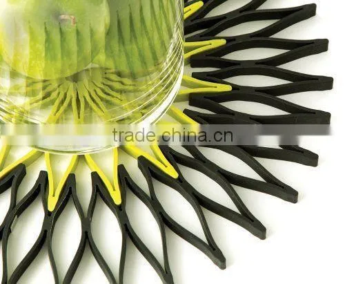 Silicone Trivet Heat Resistant Hot Pad Collapsible Placemat OEM ODM Factory photo-4