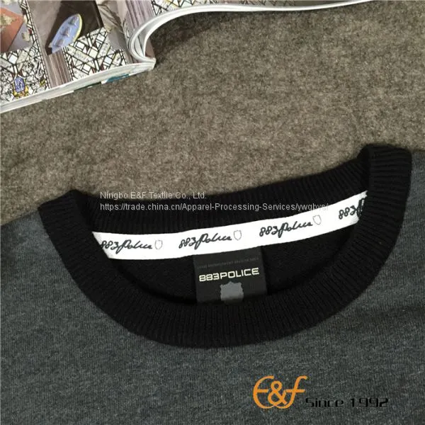 Men's Crew Neck Patch Pocket Sweater photo-4