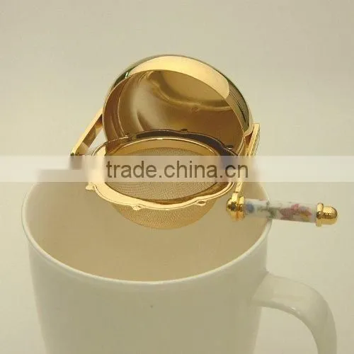 High Quality Stainless Steel Handle Tea Strainer photo-2