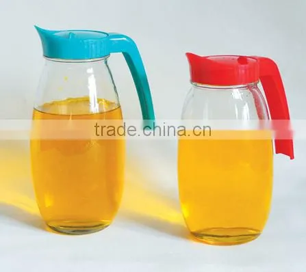 Homeawre 1400ML Glass Juice Bottle Beer Dispenser With Handle/water Bottle photo-3
