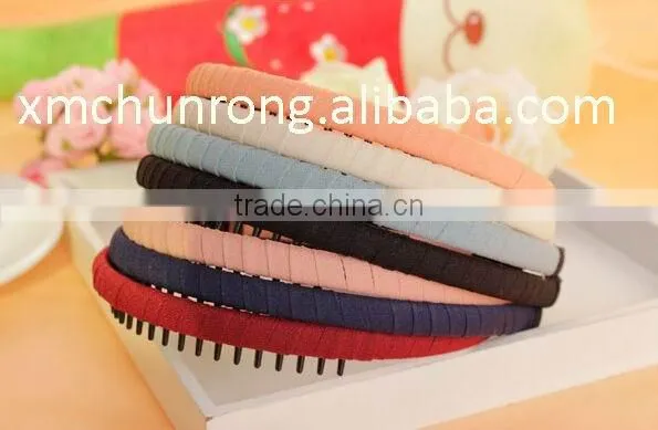 Colorful Plastic Hair Bands With Teeth photo-3