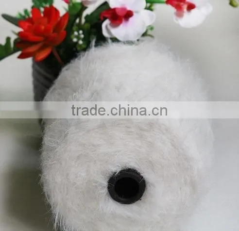 100%Polyester Fancy Feather Yarn For Knitting Scarf photo-5