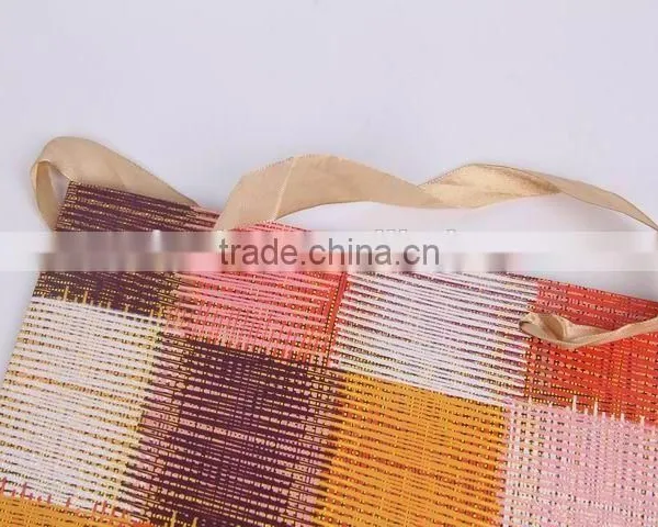 Foldable Gift Bag With Checked Pattern/ Shopping Bag photo-4