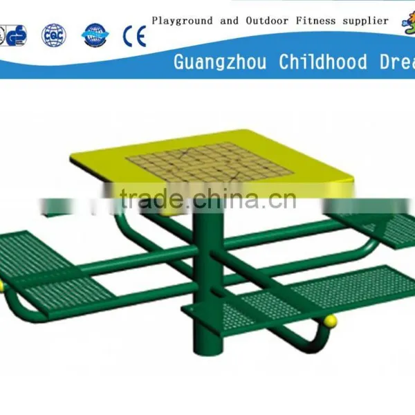 (HD-19509)Picnic Table and Bench by Powdered Metal photo-2