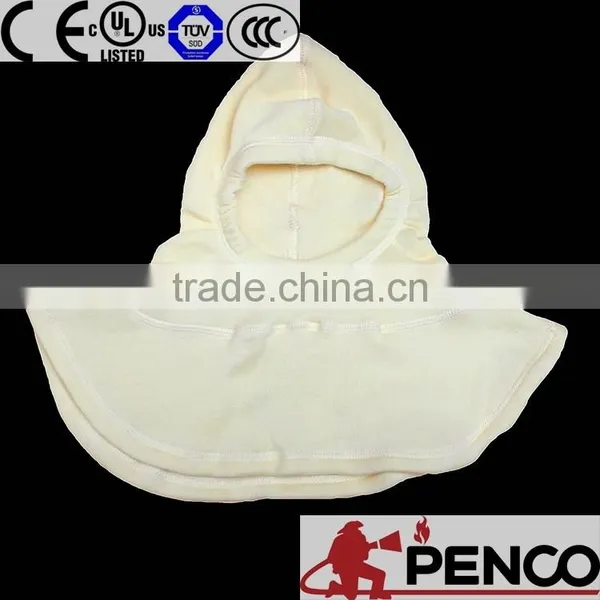 Fire Hood Nomex Woven Fabric Mata-aramid Head Protection White CE EN3911 Eye Protection photo-3