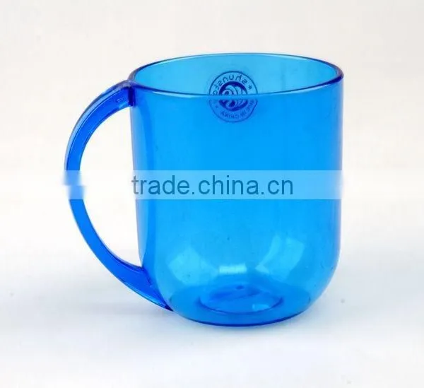 Colorful PS OEM Service Plastic Hard Mug With Handle For Kids photo-2