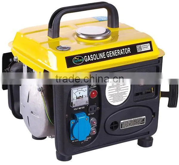 New Design With AC and 12VDC Hot Sale Small Power 950 Portable Petrol Generator photo-2