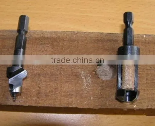 4 Piece High Quality Carbon Steel Plug Socket Cutter Set for Woodworking Tool photo-3