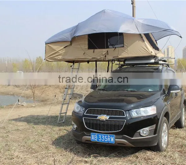 Outdoor Mini Camper Roof Trailer Pop up Roof Tent photo-5