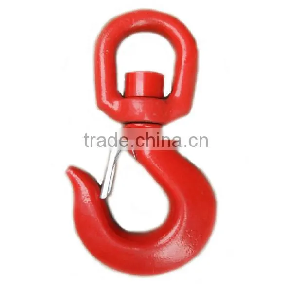Drop Forged Swivel Hoist Hook With Safety Latch photo-3