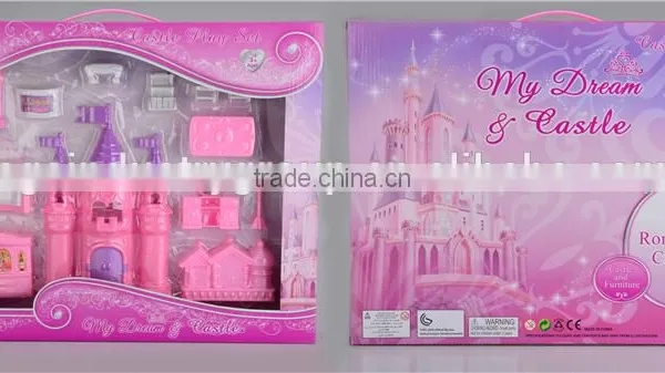 2016 New Fashion Kids Furniture Toy Plastic Castle Play Set photo-6