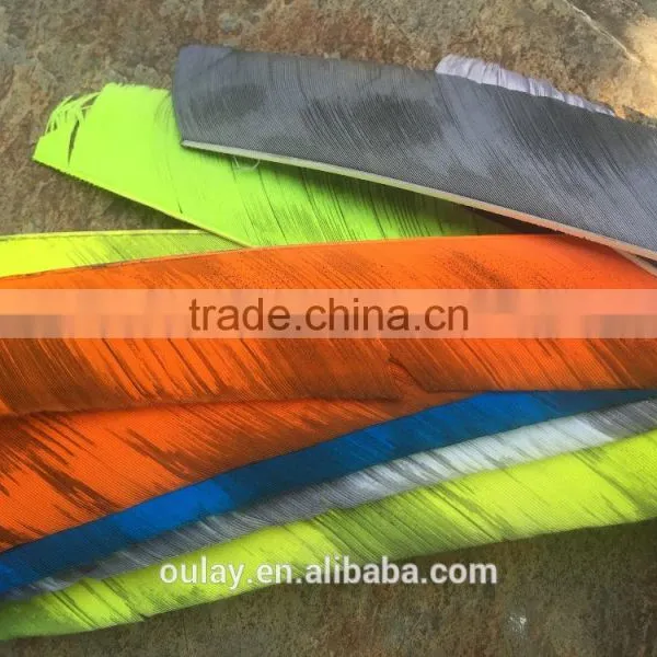 7~10inch New Cut-in-half Full Length Archery Arrow Vanes Turkey Feathers Factory Sale photo-3