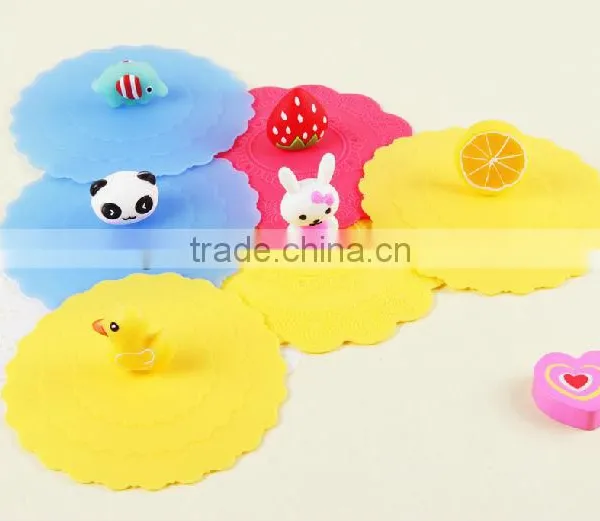 Cup Lid Silicone Paper Cups Coffee and Lids Plastic Lid for Cups