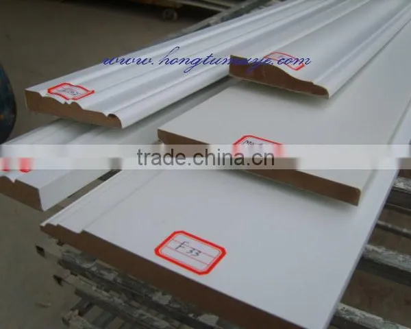 Water-based Primed MDF Molding Wholesale MDF White Wood Strip