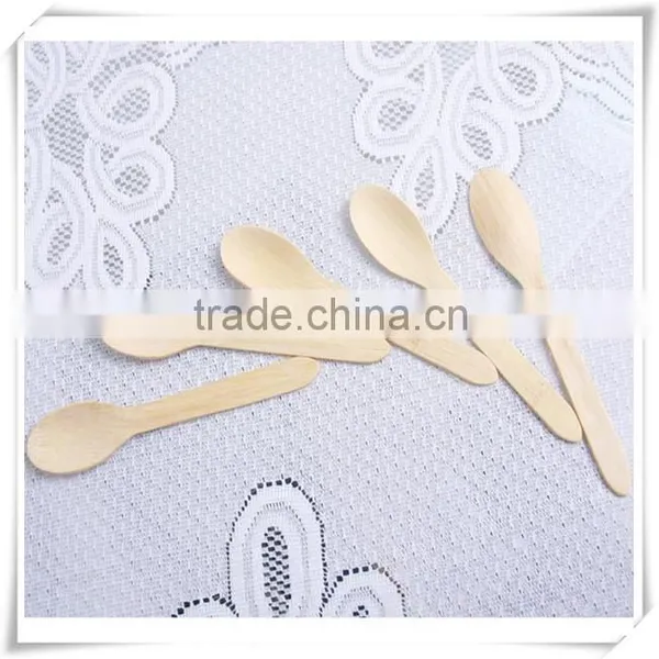 Disposable Cheap Small Wooden Ice Cream Spoon Mini Wooden Spoon photo-3