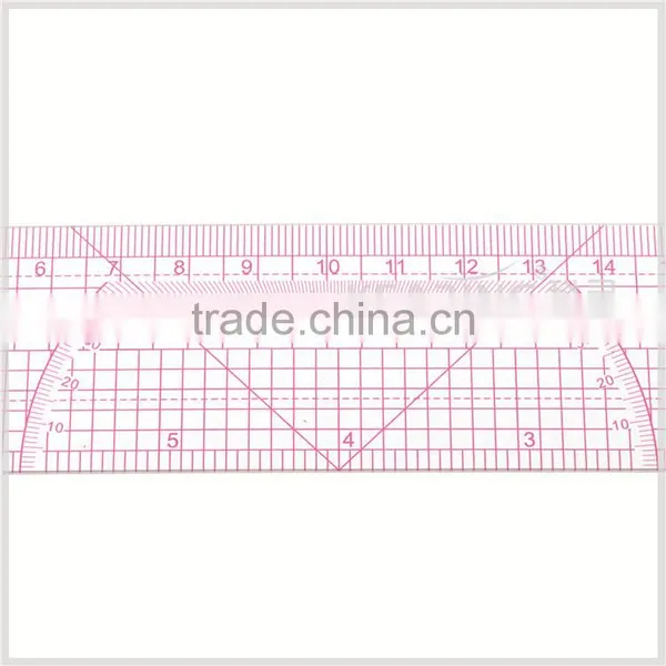 Kearing Brand Sandwich Line Printing 20cm&8" 1.2mm Thick Sewing Garment Painting Grading Ruler #B-56 photo-4