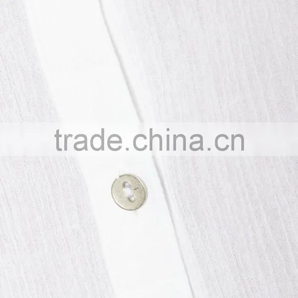Outdoor Autumn Women White Cotton Shirt Customized photo-4