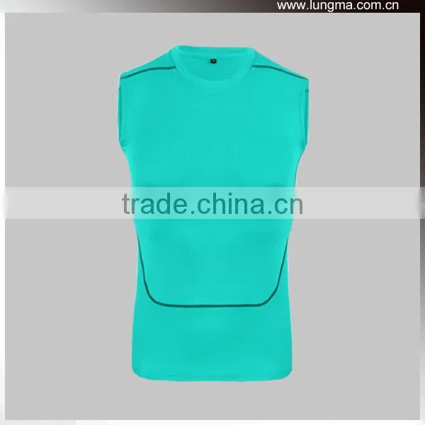 Newest Customized High Qualiity Compression Vest Gear, Performance Training Wear Rash Guard For Men Boys photo-5